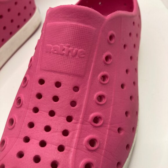 Native pink waterproof outdoor washable jefferson style shoe J1 - Picture 4 of 8
